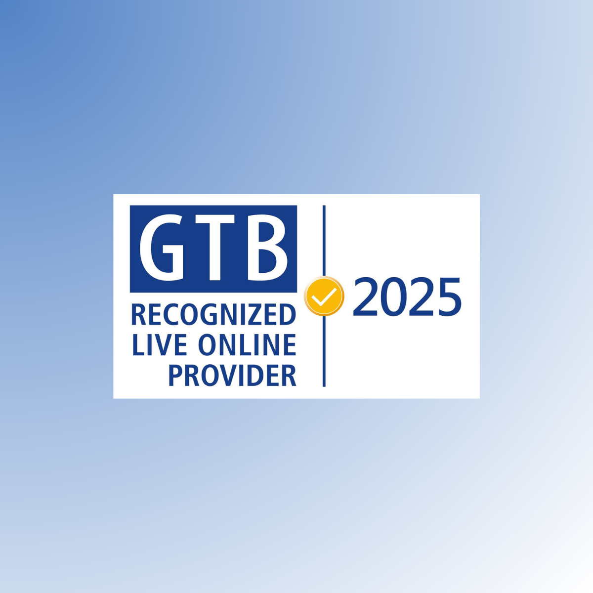 TestSolutions ist GTB Recognized Live Online Provider 2025